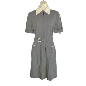 Vintage AKRIS Bergdorf Goodman Vicose Cotton Collared